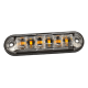 Fristom FT-205 12-24V R65 6 LED Warning Light With Flat and Curved Mounting Pads PN: FT-025